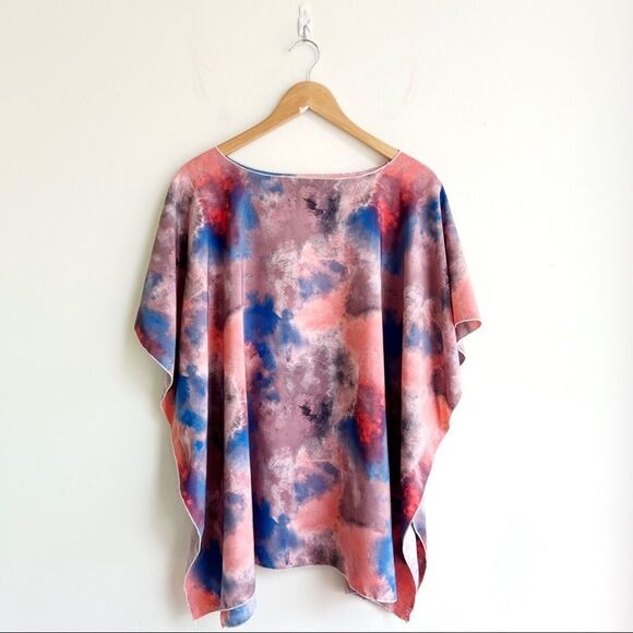 Couture Gems Tie Dye Poncho - Picture 1 of 5
